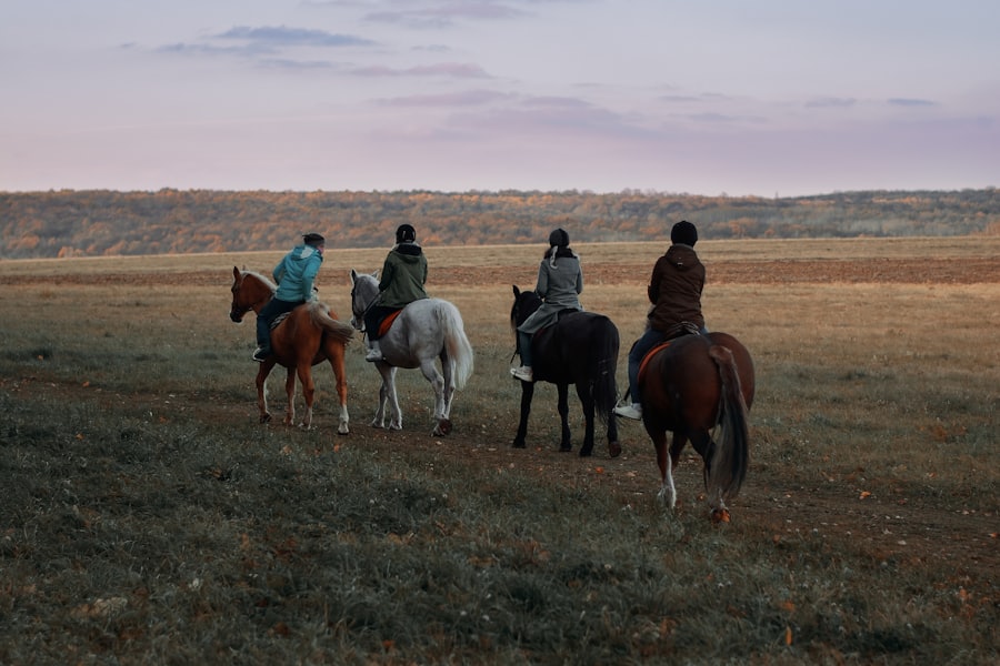 A group of club riders heading out together